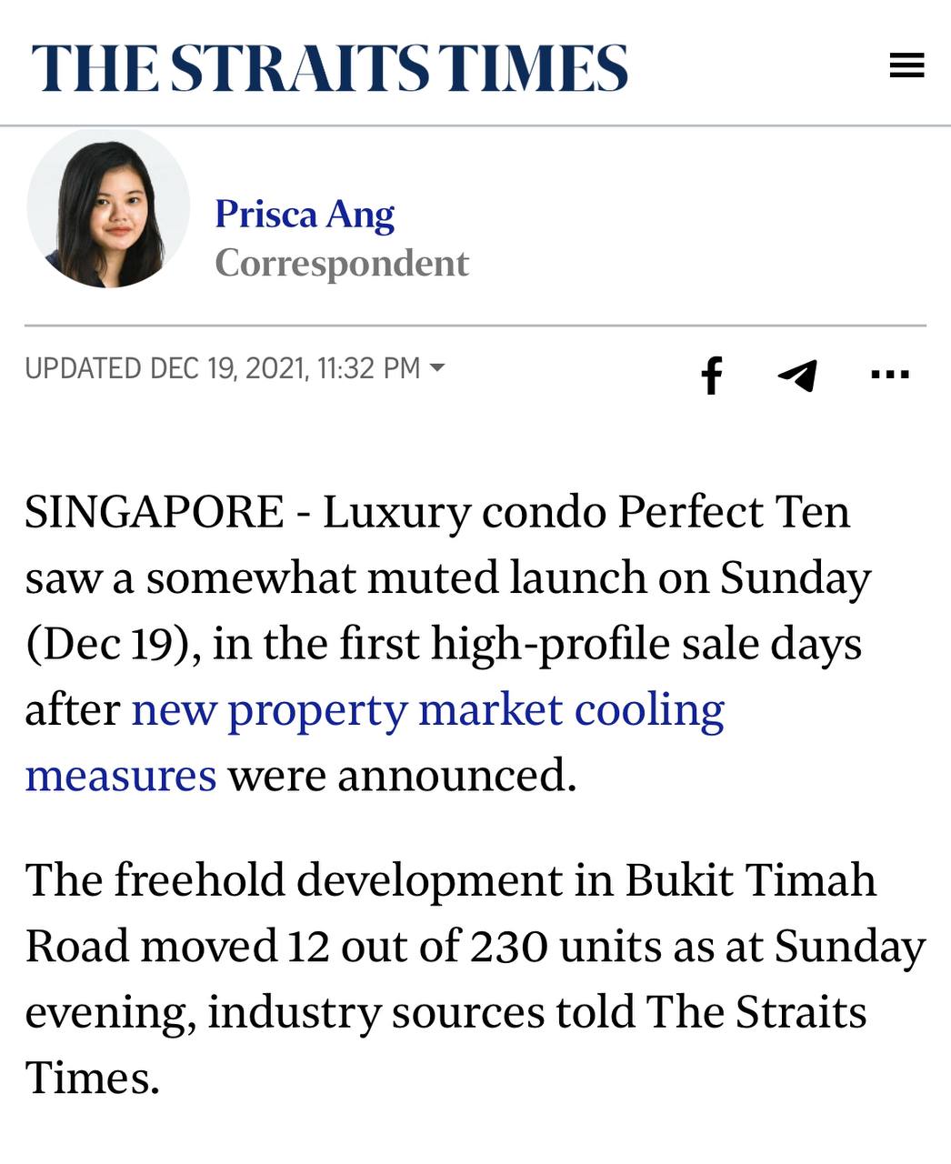 Singapore Property Perfect Ten Condo