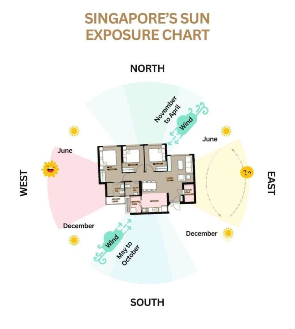 Singapore Sun Exposure Chart