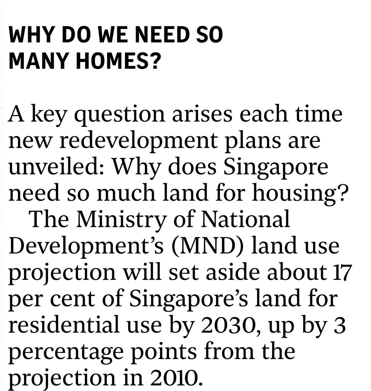 Why do we need so many Homes?